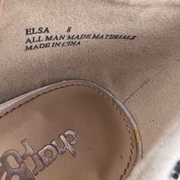 Charlotte Russe Elsa Heels Silver Studded Rhinestone Embellished 4.5 Heel Size 8 - Picture 10 of 14